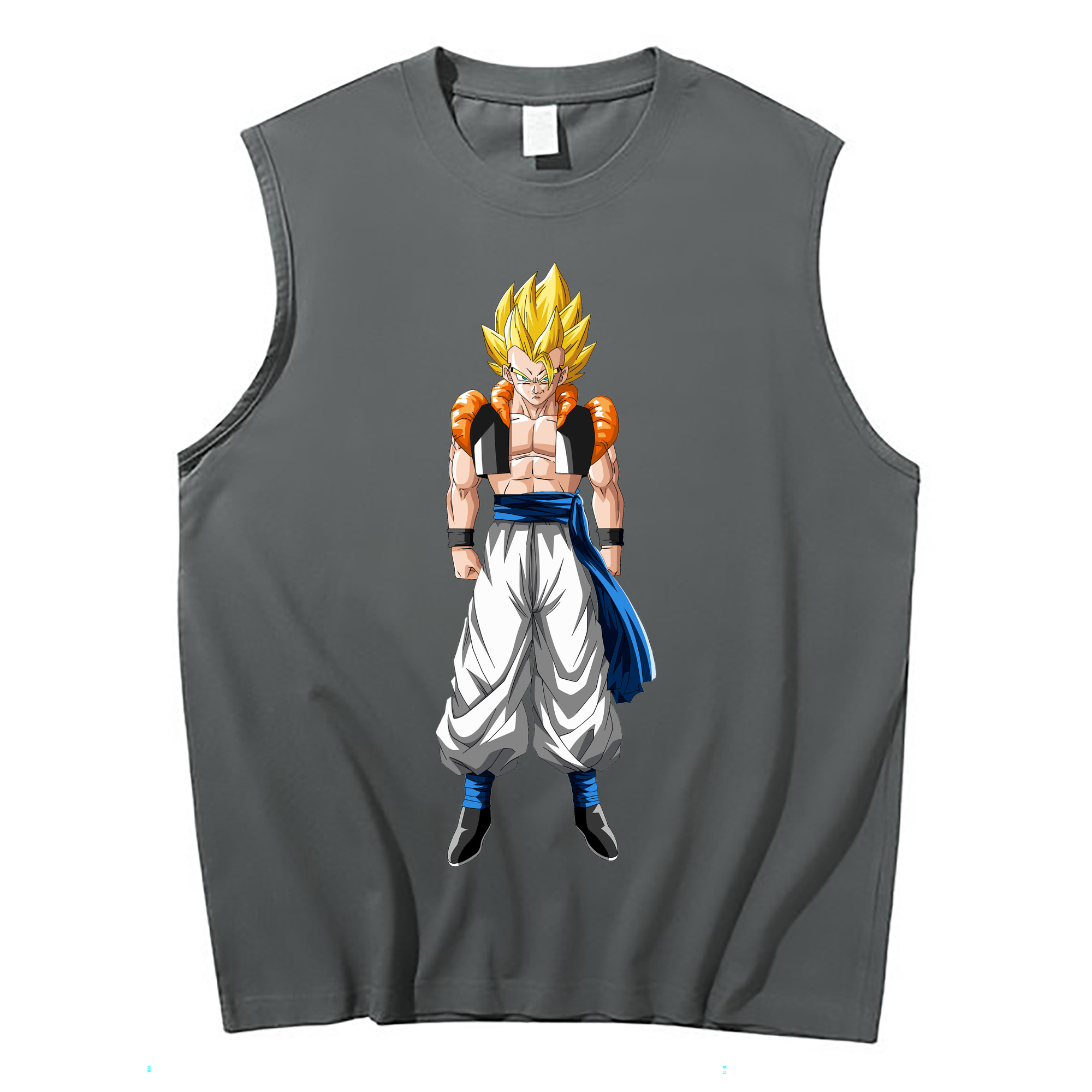 （画像用） ドラゴンボール ベジータ四世（Bejīta Yonsei）DRAGON BALL Vegeta IV コットン100％タンクトップ（フロントプリント）